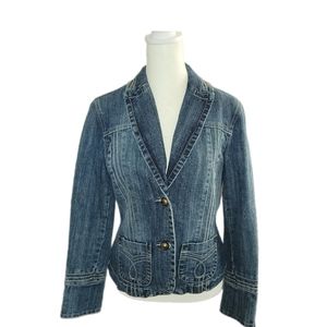 COPY - Vintage Baccini western denim jacket size petite small
